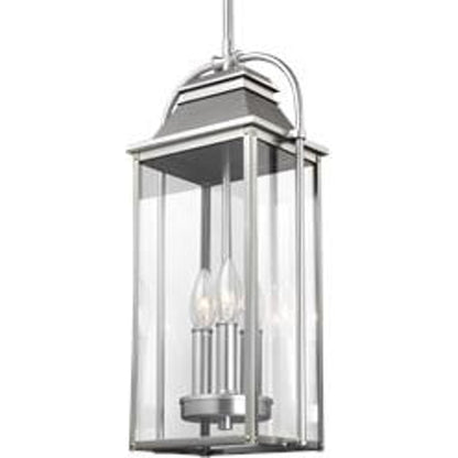 Wellsworth Pendant by Generation Lighting. Made from cast aluminum in a traditional style.
