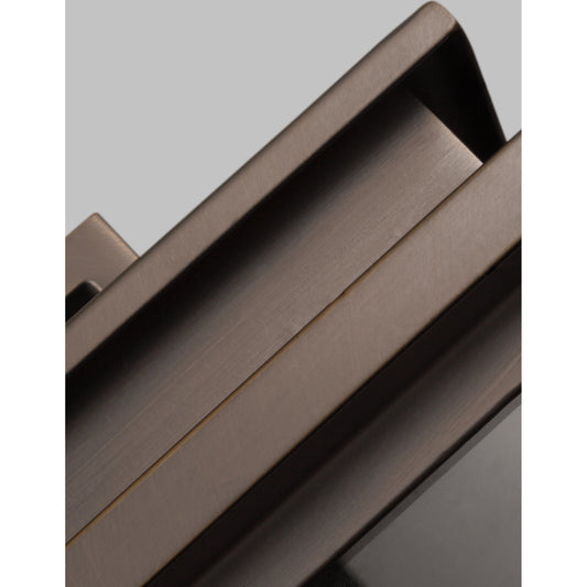 Glenview Outdoor Wall Lantern by Generation Lighting in antique bronze. Made from cast aluminum in a transitional style.