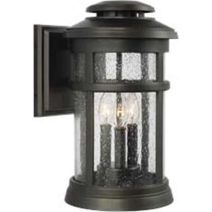 Newport Wall Lantern by Generation Lighting. Made from stonestrong in a traditional style.