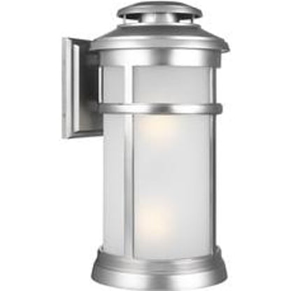 Newport Wall Lantern by Generation Lighting. Made from stonestrong in a traditional style.