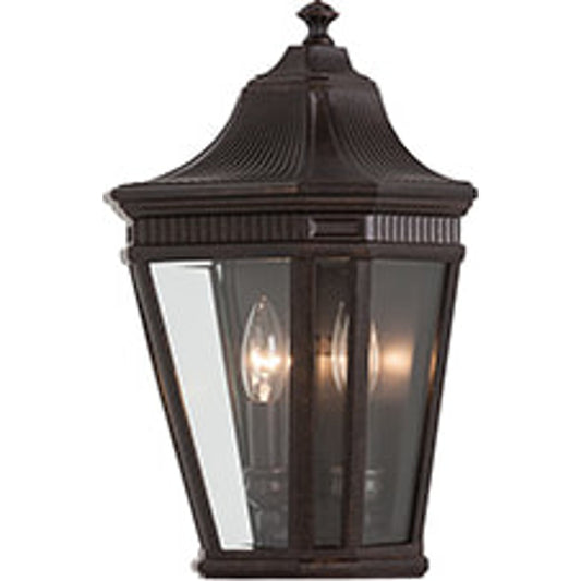 Cotswold Lane Wall Lantern by Generation Lighting. Made from aluminum in a traditional style.