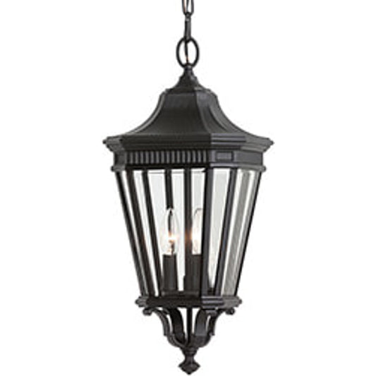 Cotswold Lane Hanging Lantern by Generation Lighting. Made from aluminum in a traditional style.