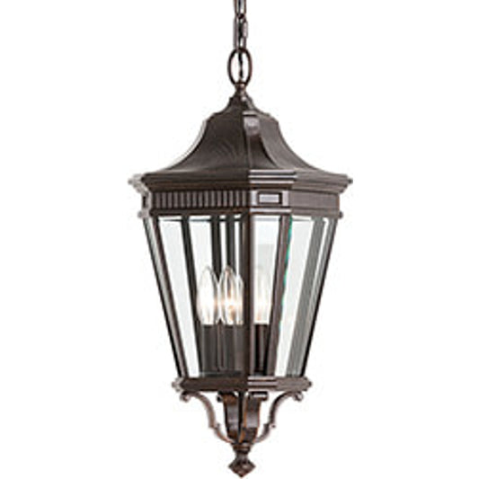 Cotswold Lane Hanging Lantern by Generation Lighting. Made from aluminum in a traditional style.