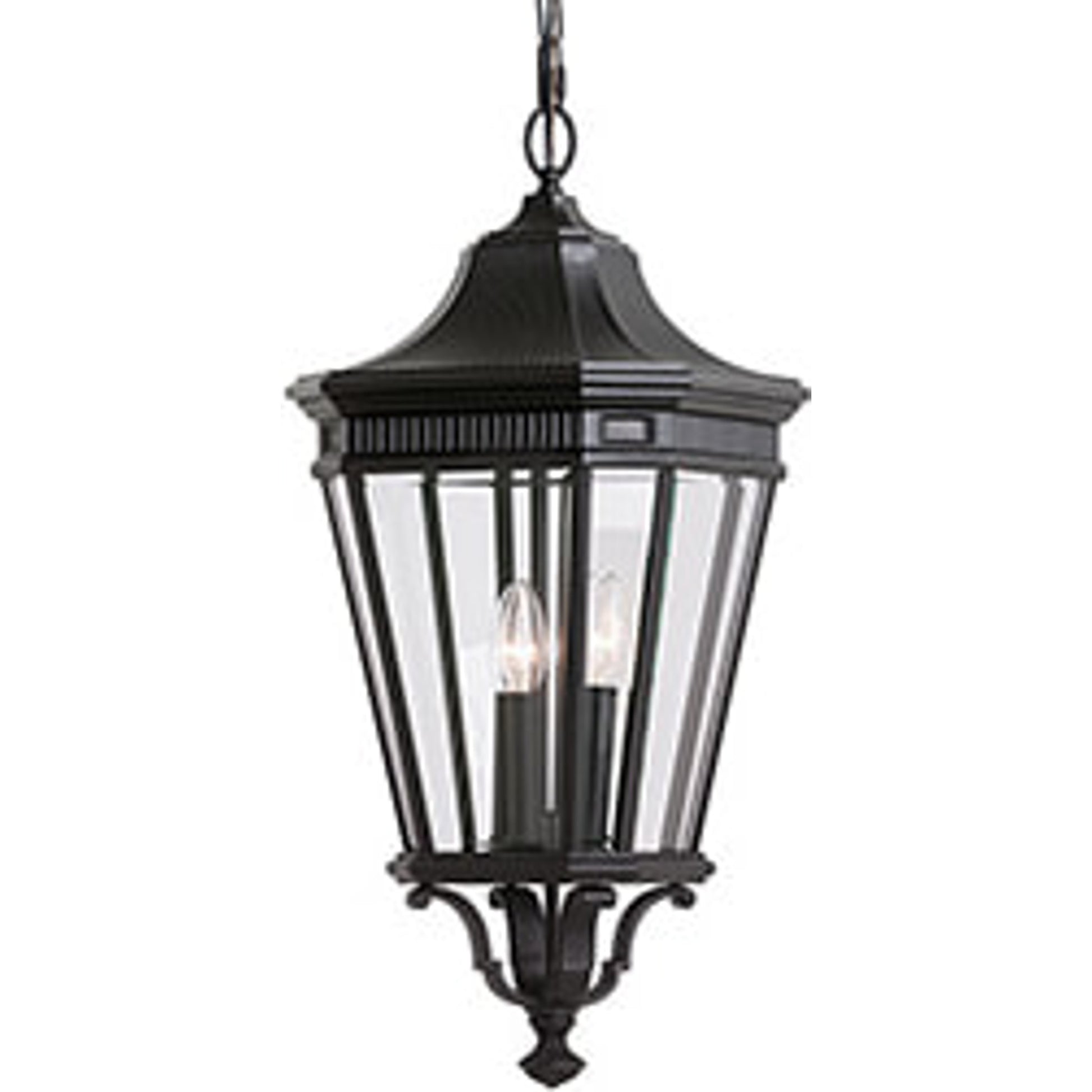 Cotswold Lane Hanging Lantern by Generation Lighting. Made from aluminum in a traditional style.