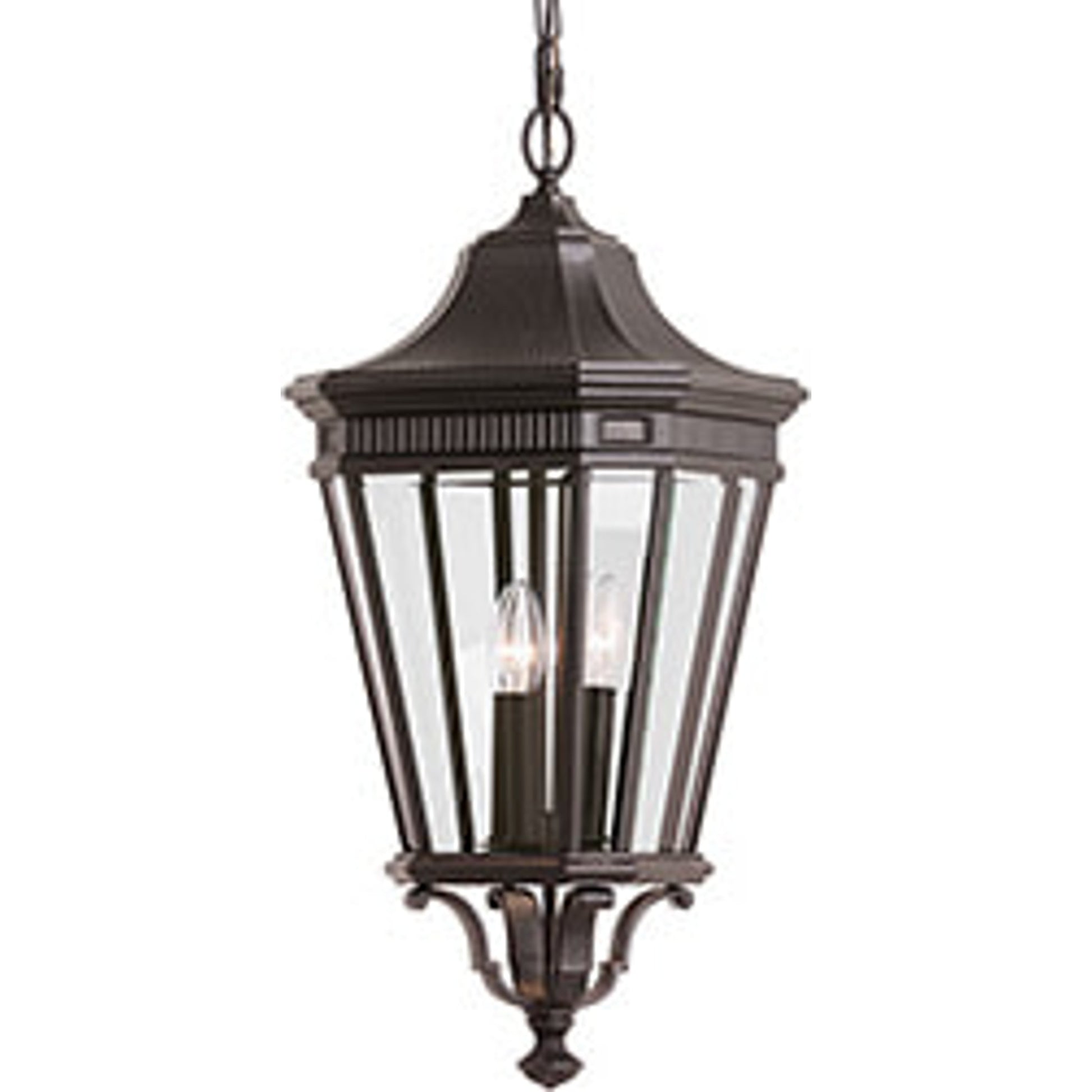 Cotswold Lane Hanging Lantern by Generation Lighting. Made from aluminum in a traditional style.