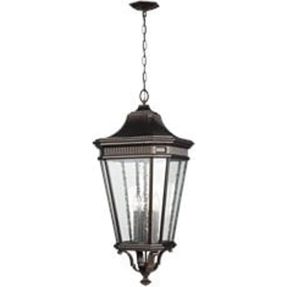 Cotswold Lane Hanging Lantern by Generation Lighting. Made from aluminum in a traditional style.