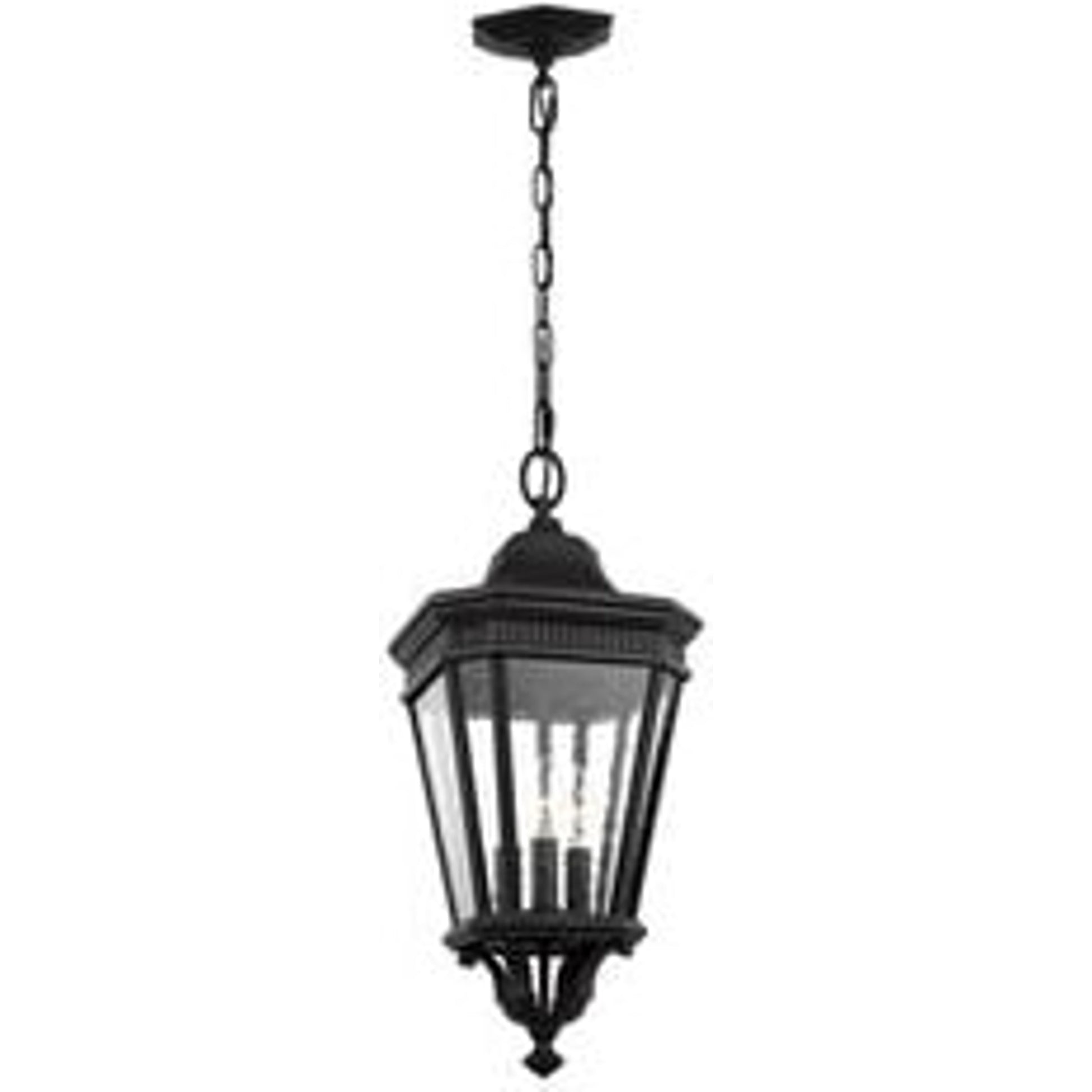Cotswold Lane Hanging Lantern by Generation Lighting. Made from aluminum in a traditional style.