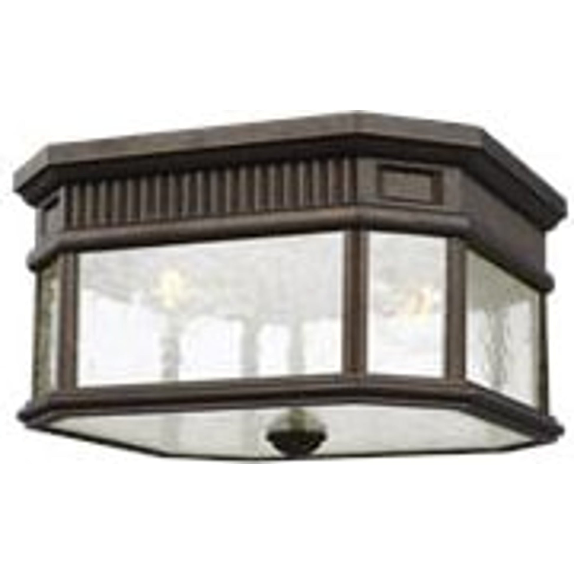 Cotswold Lane Ceiling Fixture by Generation Lighting. Made from aluminum in a traditional style.
