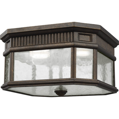 Cotswold Lane Ceiling Fixture by Generation Lighting. Made from aluminum in a traditional style.