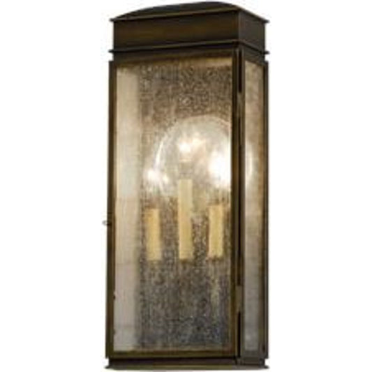 Whitaker Wall Lantern by Generation Lighting in astral bronze. Made from powder coated steel in a traditional style.