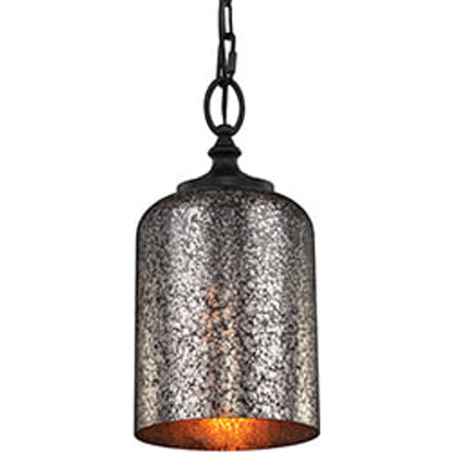 Hounslow Mini Pendant by Generation Lighting in brushed steel. Made from steel in a transitional style.