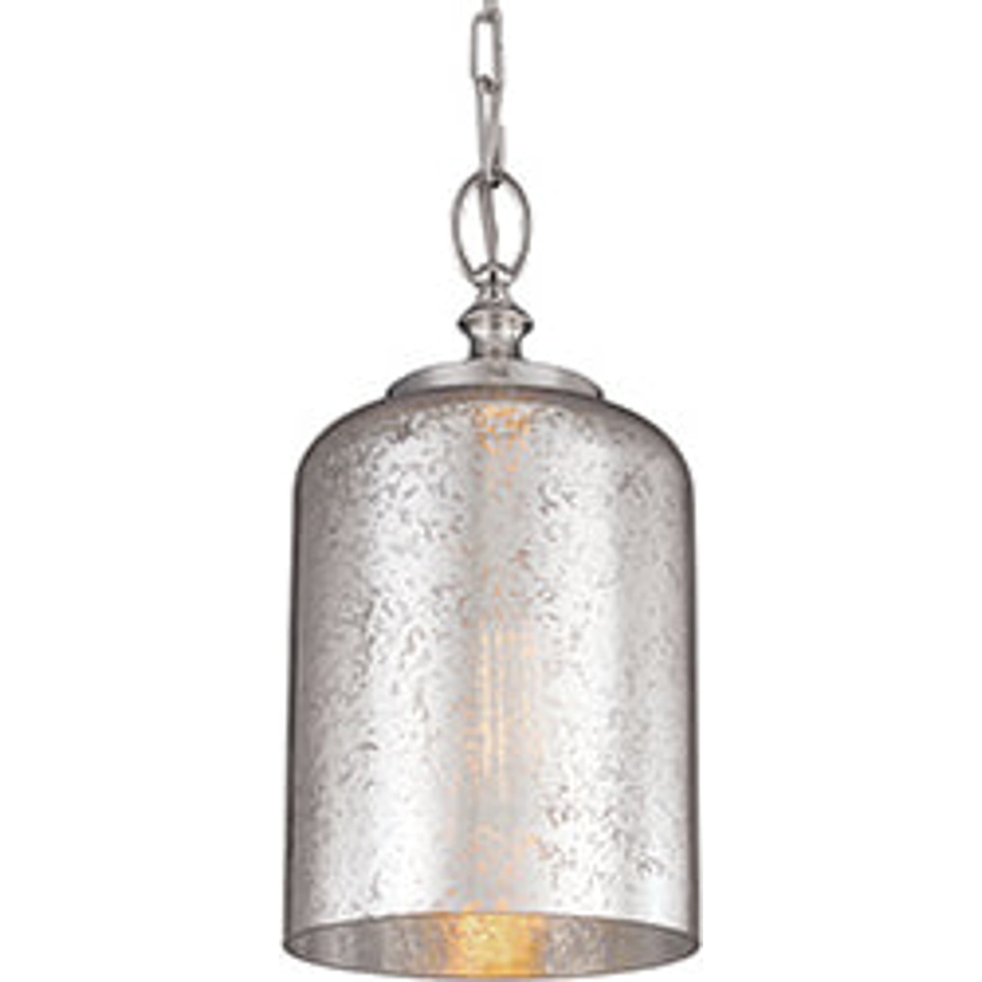 Hounslow Mini Pendant by Generation Lighting in brushed steel. Made from steel in a transitional style.