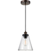Painted Aged Brass, Dark Weathered Zinc Cone