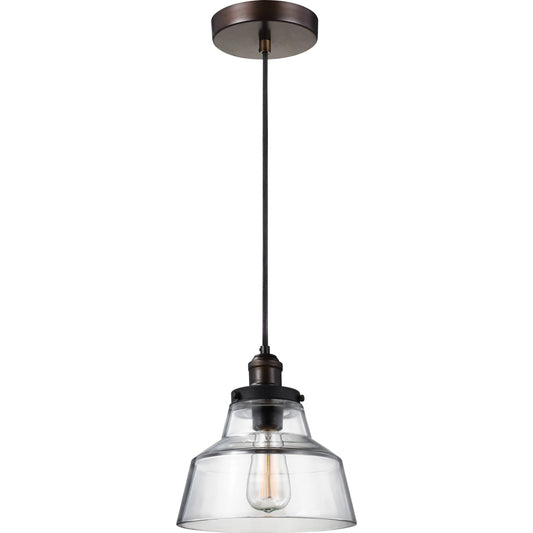 Baskin Pendant by Generation Lighting. Made from steel in a transitional style.