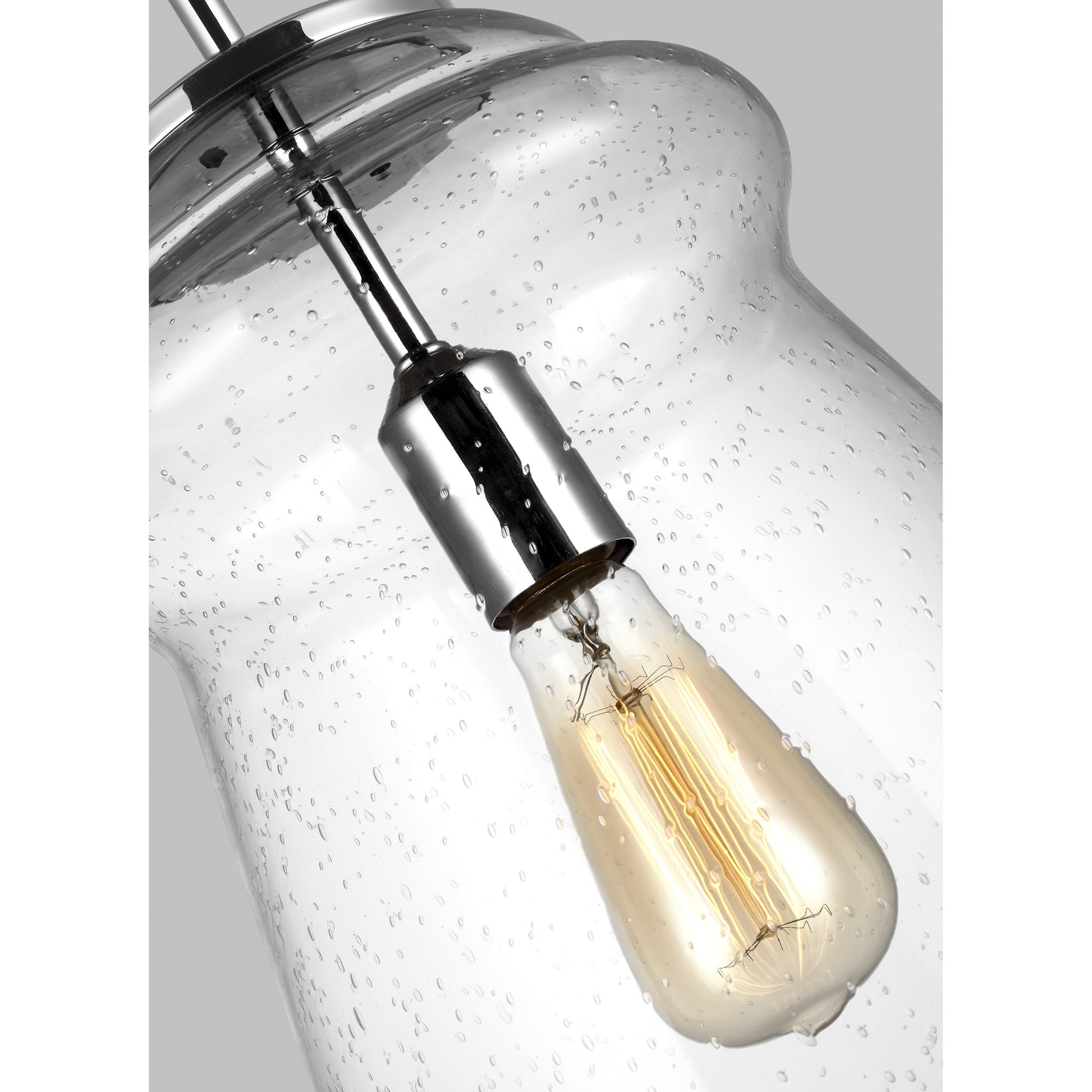 Loras Pendant by Generation Lighting. Made from steel in a modern style.