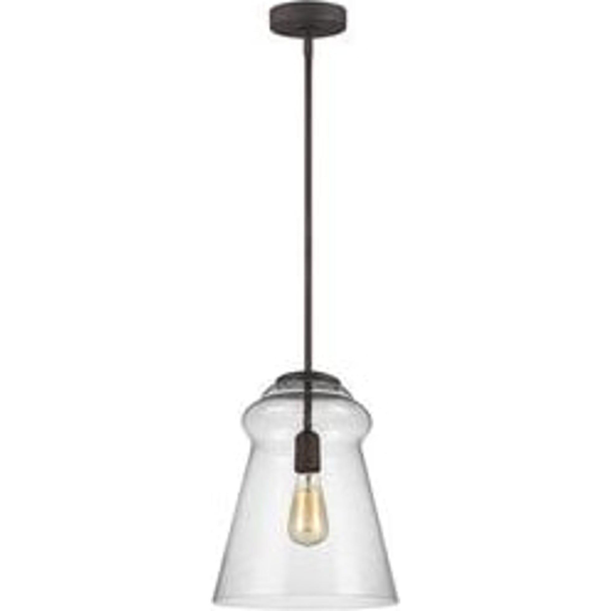 Loras Pendant by Generation Lighting. Made from steel in a modern style.