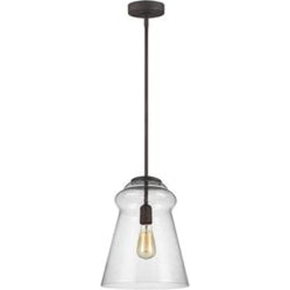 Loras Pendant by Generation Lighting. Made from steel in a modern style.