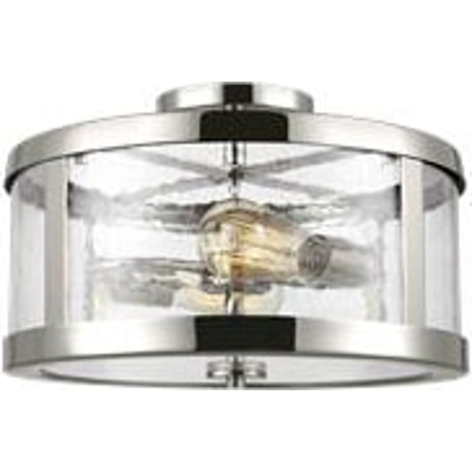 Harrow Semi Flush Mount by Generation Lighting. Made from steel in a transitional style.