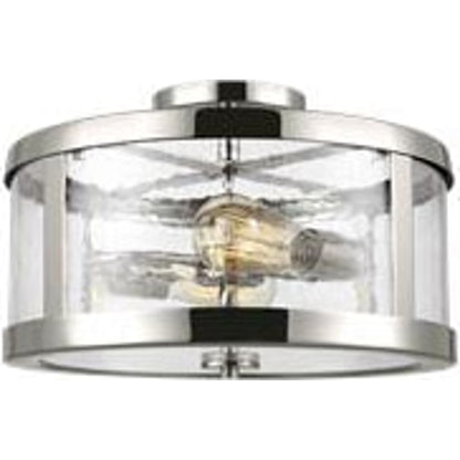 Harrow Semi Flush Mount by Generation Lighting. Made from steel in a transitional style.