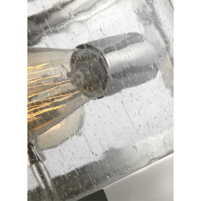 Harrow Semi Flush Mount by Generation Lighting. Made from steel in a transitional style.
