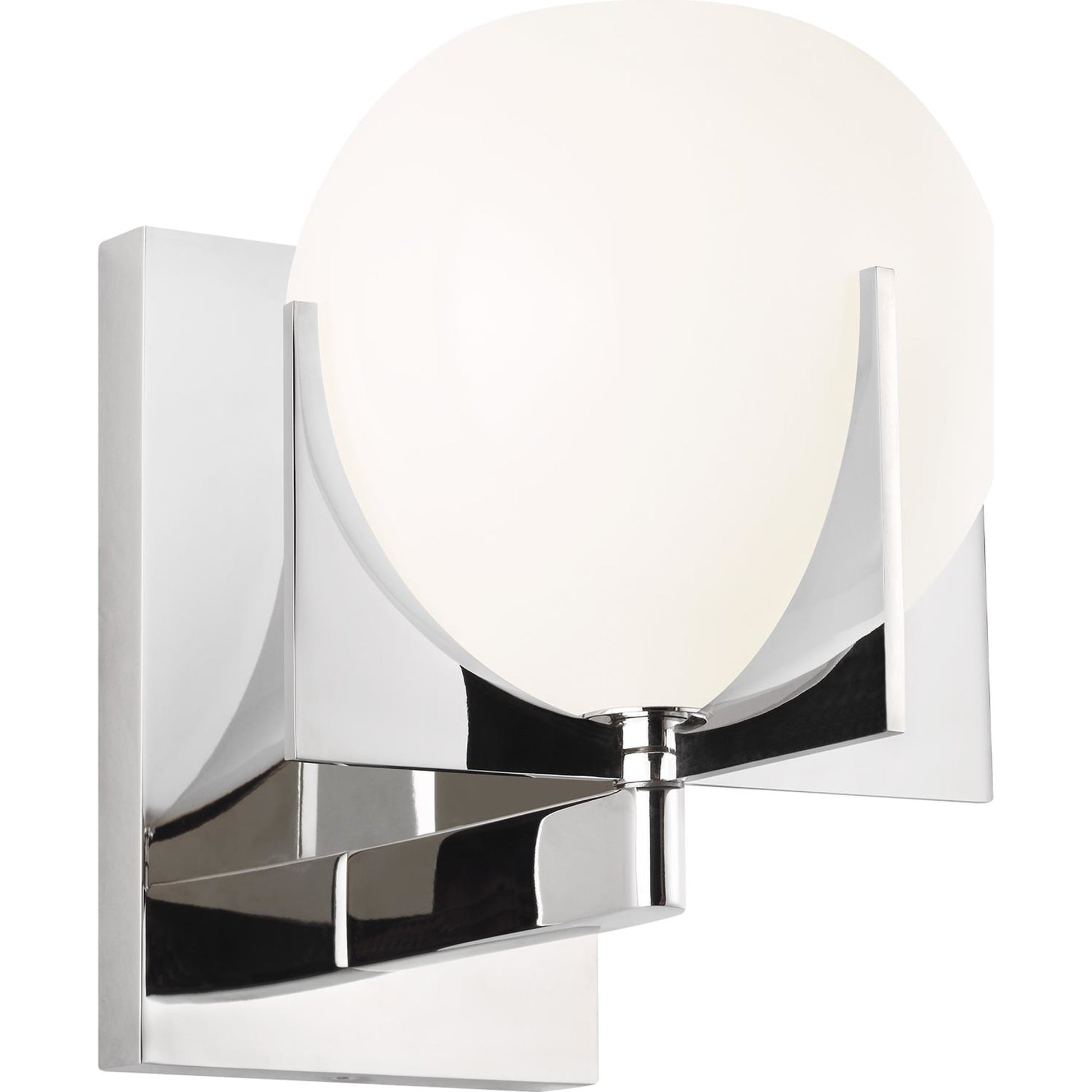 Abbott Wall Sconce by Generation Lighting in burnished brass. Made from steel in a modern style.