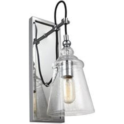 Loras Wall Sconce by Generation Lighting. Made from steel in a modern style.