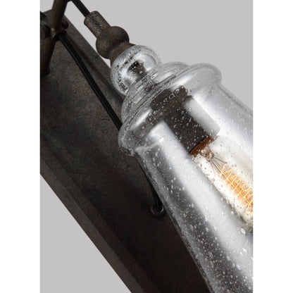 Loras Wall Sconce by Generation Lighting. Made from steel in a modern style.