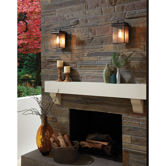 Glenview 1-LIGHT Outdoor Post Lantern by Generation Lighting in antique bronze. Made from cast aluminum in a transitional style.