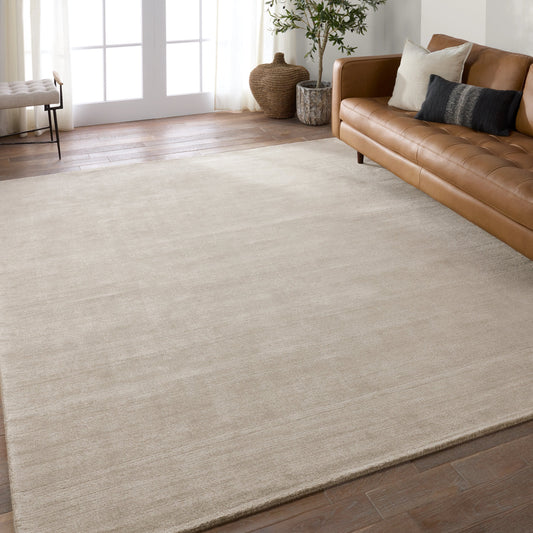 Fletcher FTR02 Rug by Jaipur Living in taupe, cream. Made from 100% pet yarn in a unique style.
