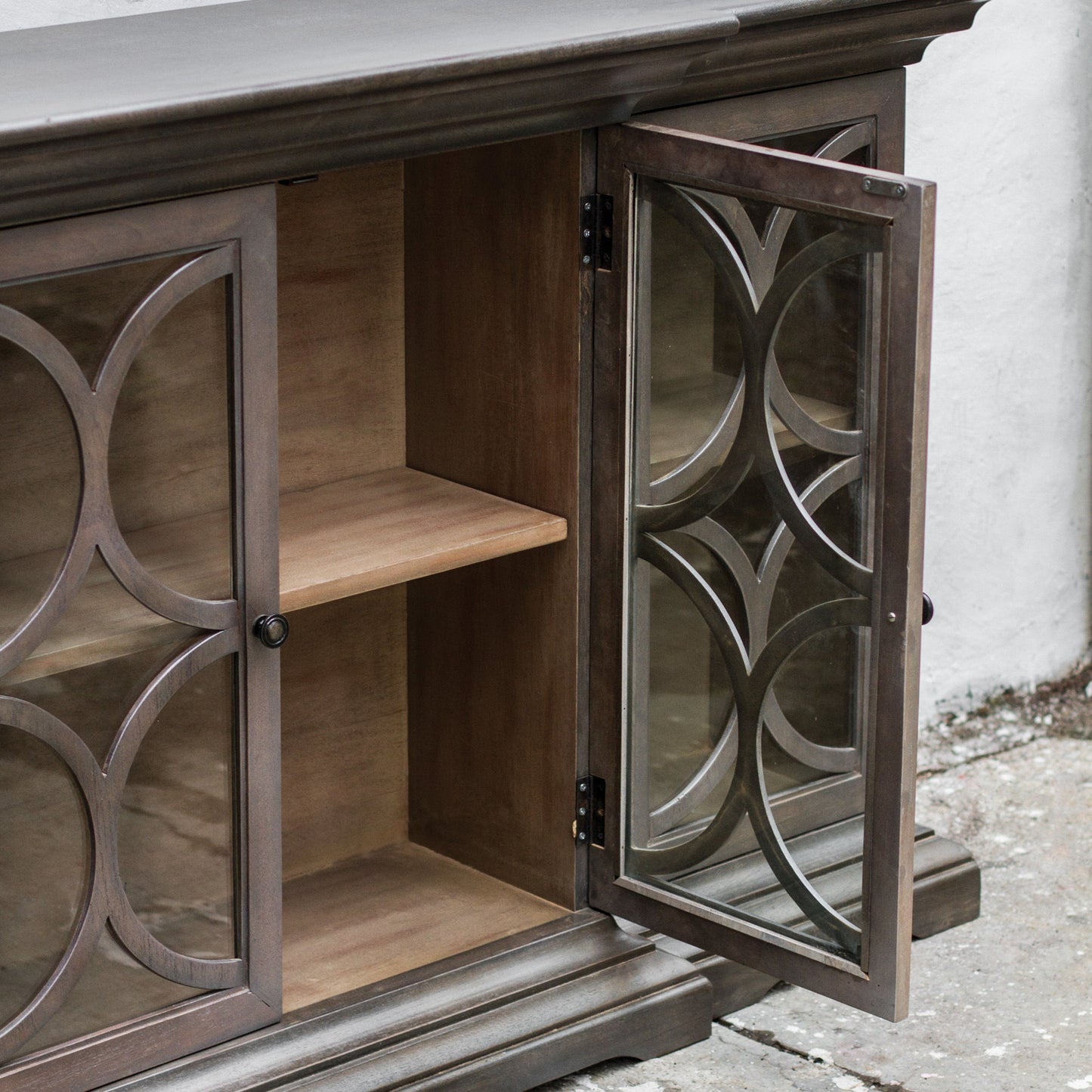 003 S-253185 | Closeup | Belino Chest by Uttermost. Made from mango wood with p b carb phase 2 in a cottage & farmhouse style.