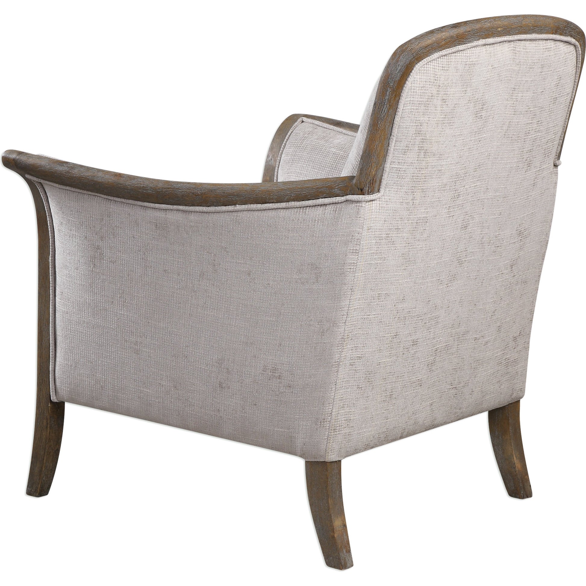 Brittoney Armchair by Uttermost. Made from solid wood, plywood, fabric, foam in a cottage & farmhouse style.