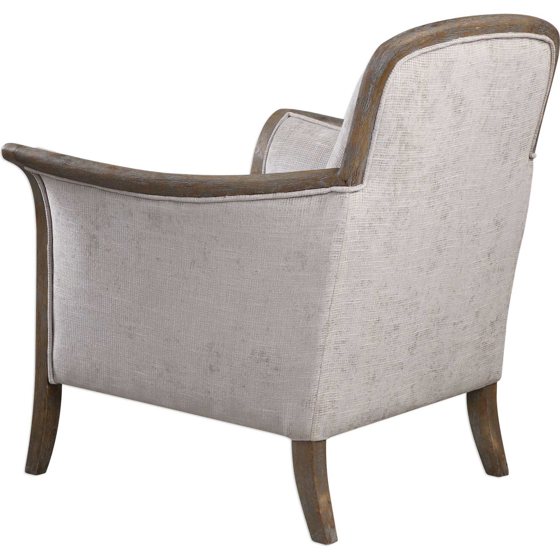 Brittoney Armchair by Uttermost. Made from solid wood, plywood, fabric, foam in a cottage & farmhouse style.