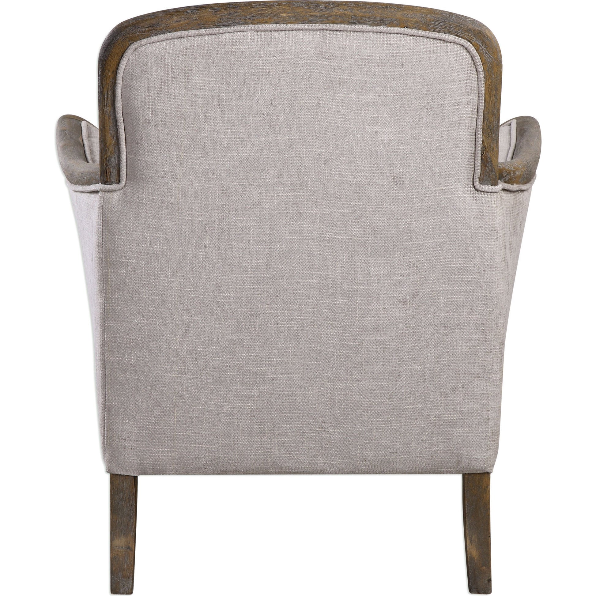 Brittoney Armchair by Uttermost. Made from solid wood, plywood, fabric, foam in a cottage & farmhouse style.