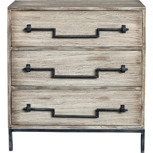 Jory Accent Chest by Uttermost. Made from mango wood with mdf carb phase, metal iron 2 in a cottage & farmhouse style.