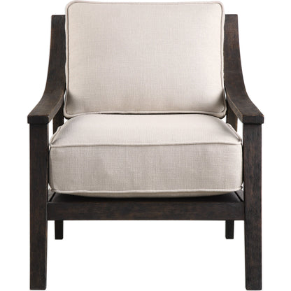 Lyle Accent Chair by Uttermost. Made from solid wood, plywood, fabric, foam in a modern style.
