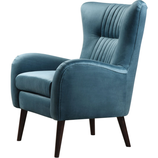 Dax Accent Chair by Uttermost. Made from birch wood, plywood, foam fabric in a modern style.