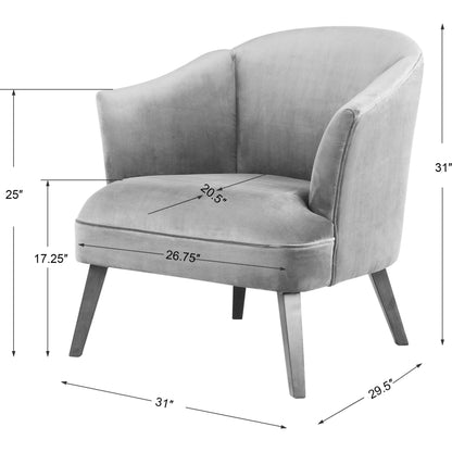 Conroy Chair by Uttermost. Made from birch wood, fabric, foam, plywood in a transitional style.