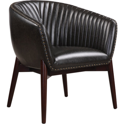 Anders Chenille Accent Chair by Uttermost. Made from fabric, oak wood, foam in a modern style.
