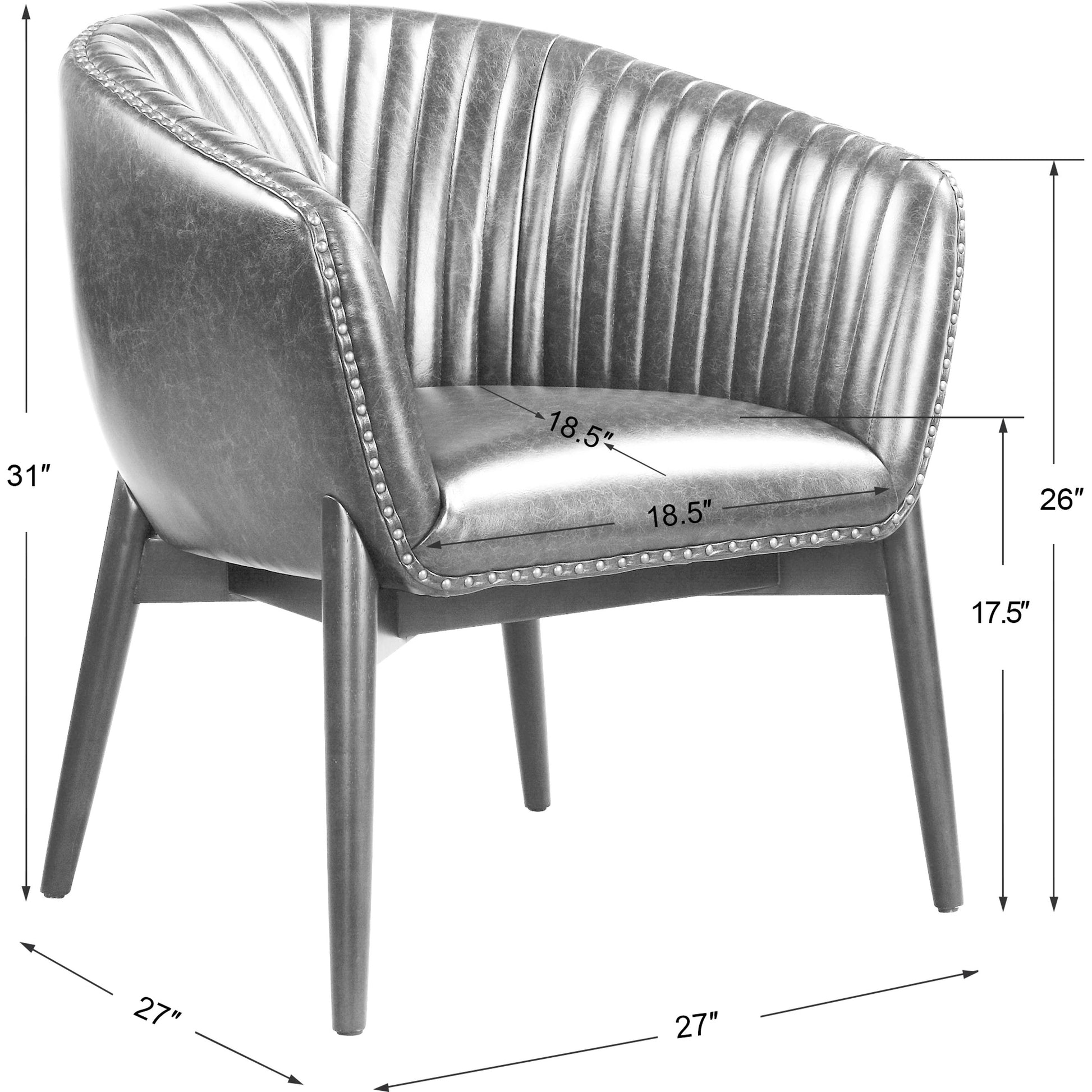 Anders Chenille Accent Chair by Uttermost. Made from fabric, oak wood, foam in a modern style.