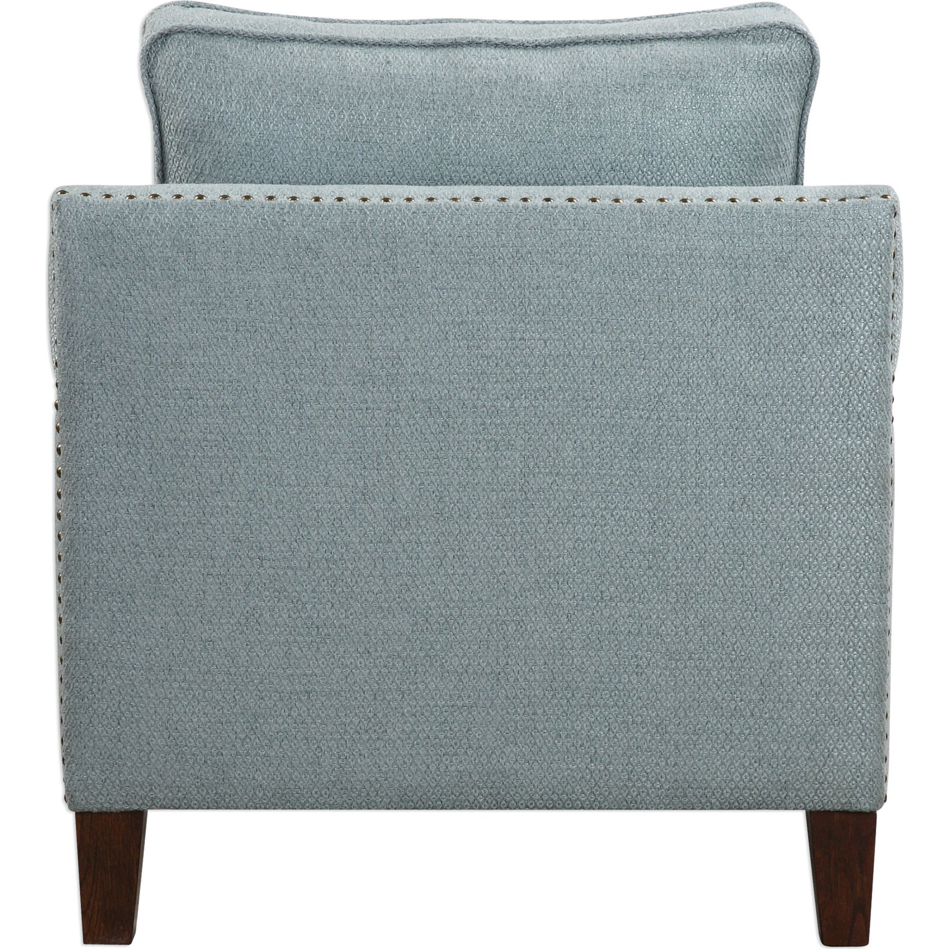 Charlotta Accent Chair by Uttermost. Made from fabric, plywood, oak, foam in a cottage & farmhouse style.