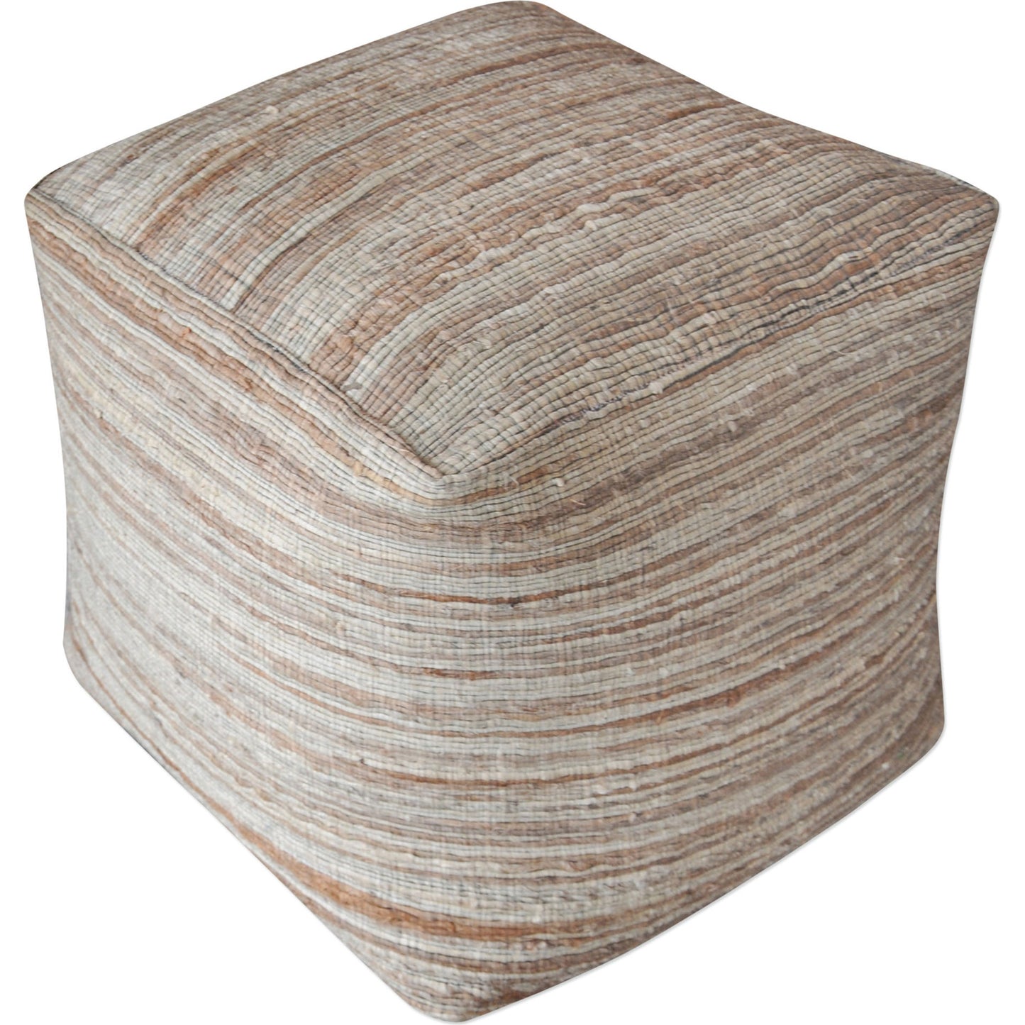 001 S-252943 | Primary Silo | Shiro Pouf by Uttermost. Made from hemp in a modern style.