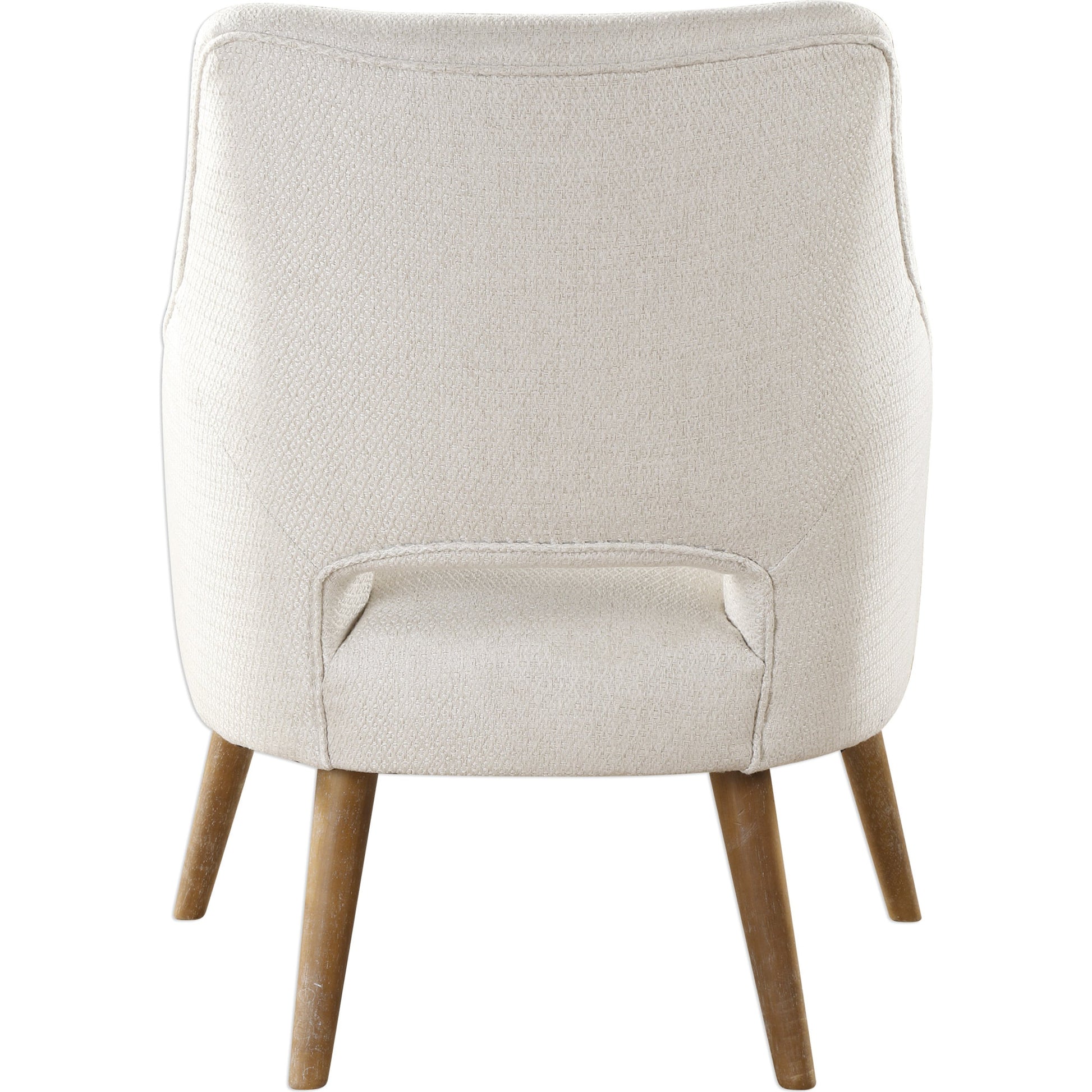 Dree Retro Accent Chair by Uttermost. Made from plywood, rubber wood, foam, fabric in a modern style.