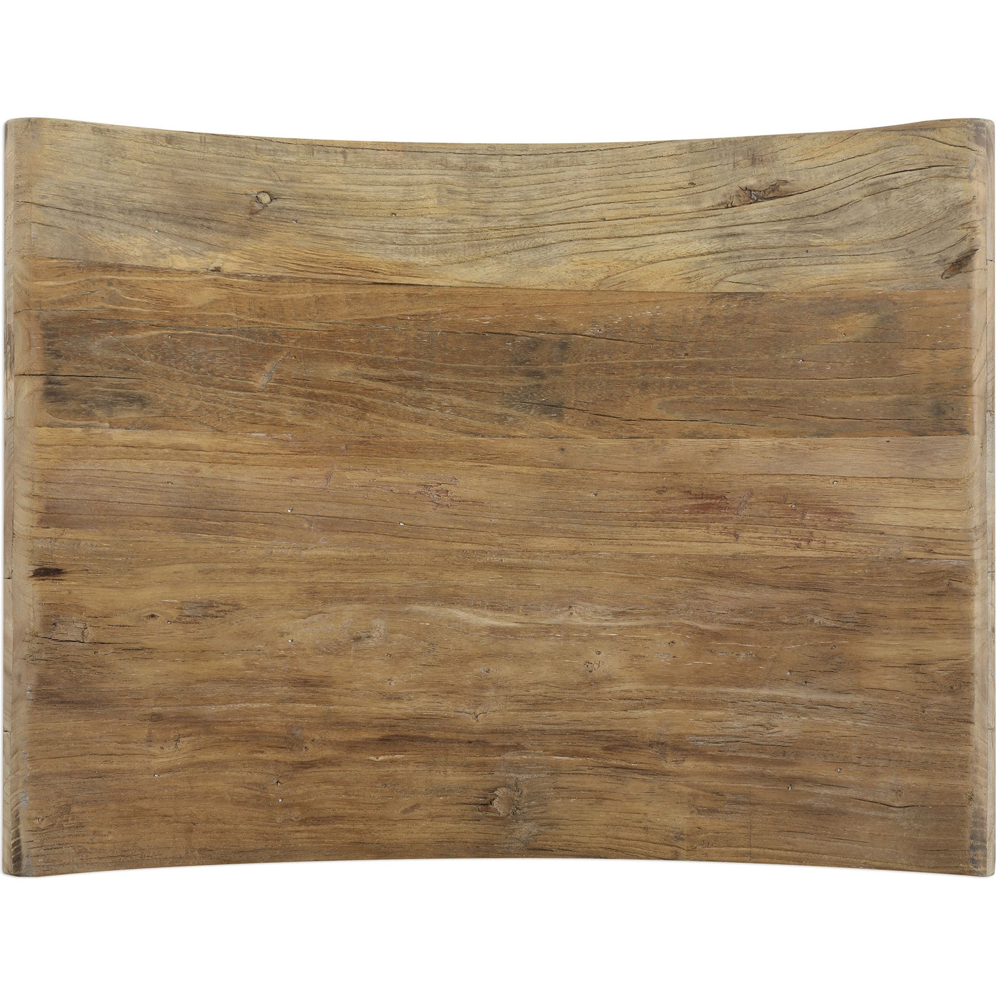 Connor Elm Accent Stool by Uttermost. Made from reclaim elm wood in a cottage & farmhouse style.