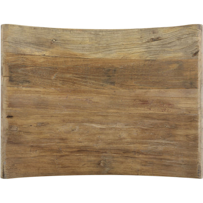 Connor Elm Accent Stool by Uttermost. Made from reclaim elm wood in a cottage & farmhouse style.