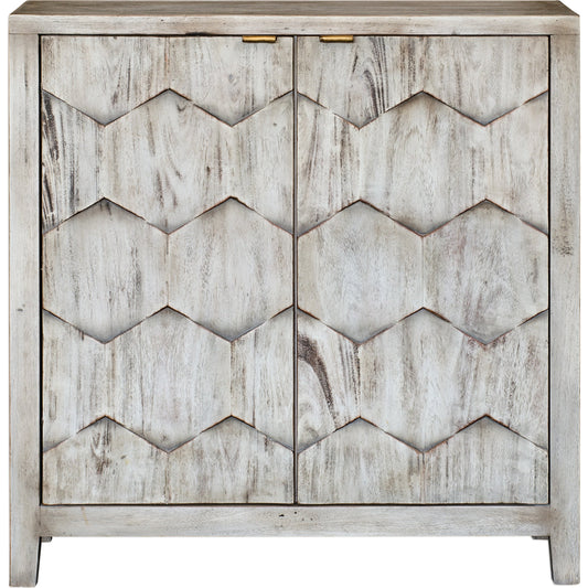 Catori Smoked Ivory Console Cabinet by Uttermost. Made from mdf carb phase 2 with mahogany wood in a eclectic & global style.