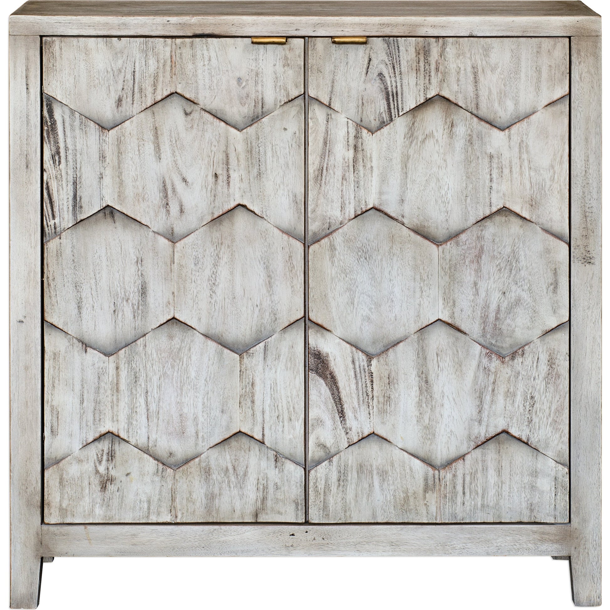 Catori Smoked Ivory Console Cabinet by Uttermost. Made from mdf carb phase 2 with mahogany wood in a eclectic & global style.