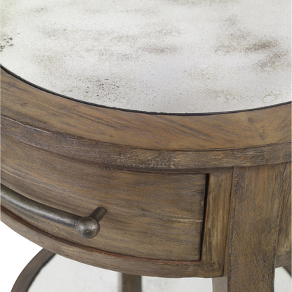 Raelynn Wood Lamp Table by Uttermost. Made from javawood with mdf, plywood carb phase 2 in a traditional style.
