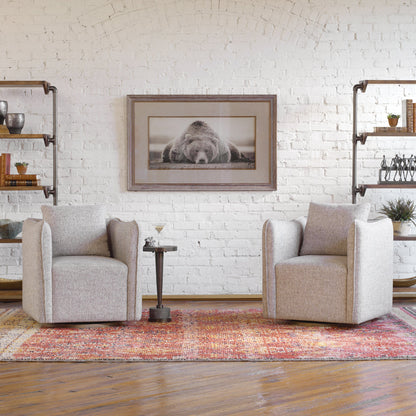 Corben Swivel Chair by Uttermost. Made from unique in a modern style.