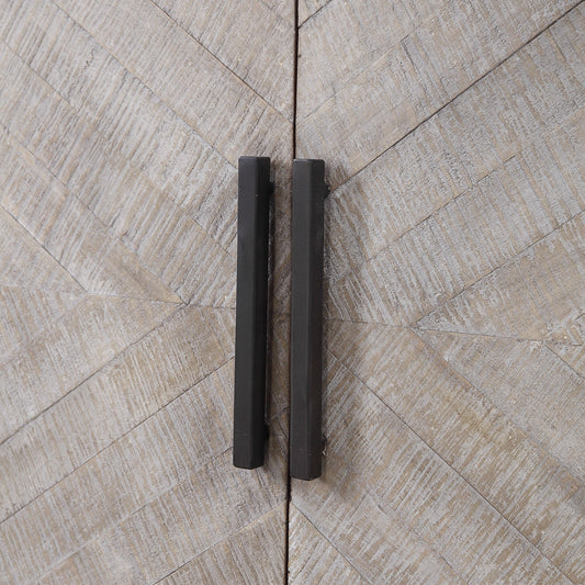 Adalind White Washed Accent Cabinet by Uttermost in white. Made from fir wood, iron, mdf in a modern style.