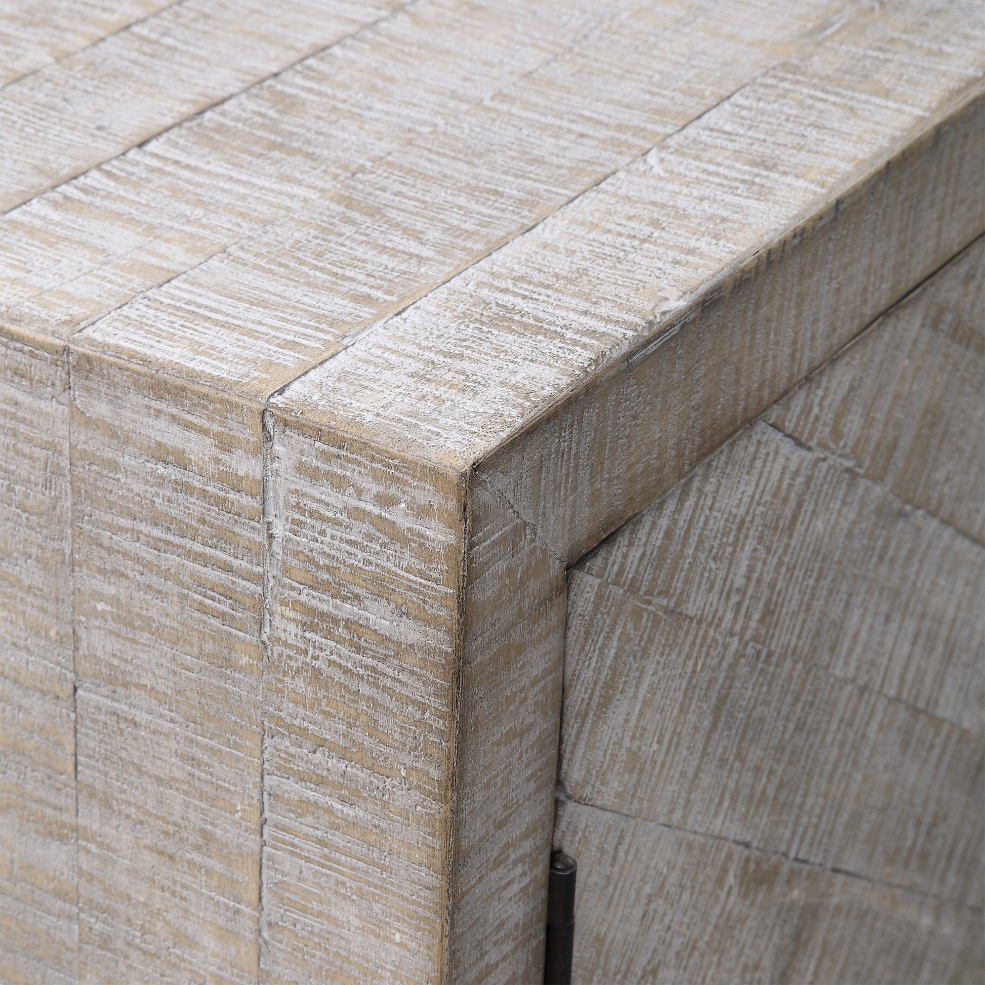 Adalind White Washed Accent Cabinet by Uttermost in white. Made from fir wood, iron, mdf in a modern style.